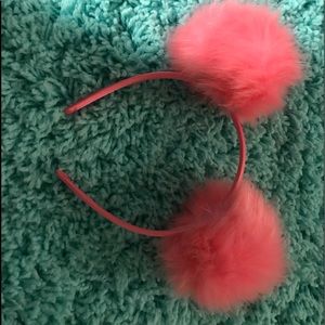 Forever 21 Pink Pom Pom headband